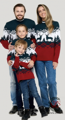 Семейные свитера "вьюга" 3шт