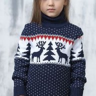 Детский свитер с оленями &quot;Олаф&quot; - Детский свитер с оленями "Олаф"
