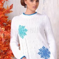 Женский свитер &quot;Снежинка&quot; - Женский свитер "Снежинка"