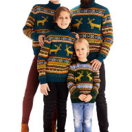 Мужской свитер с горлом &quot;Оленс&quot; - Family look - свитера