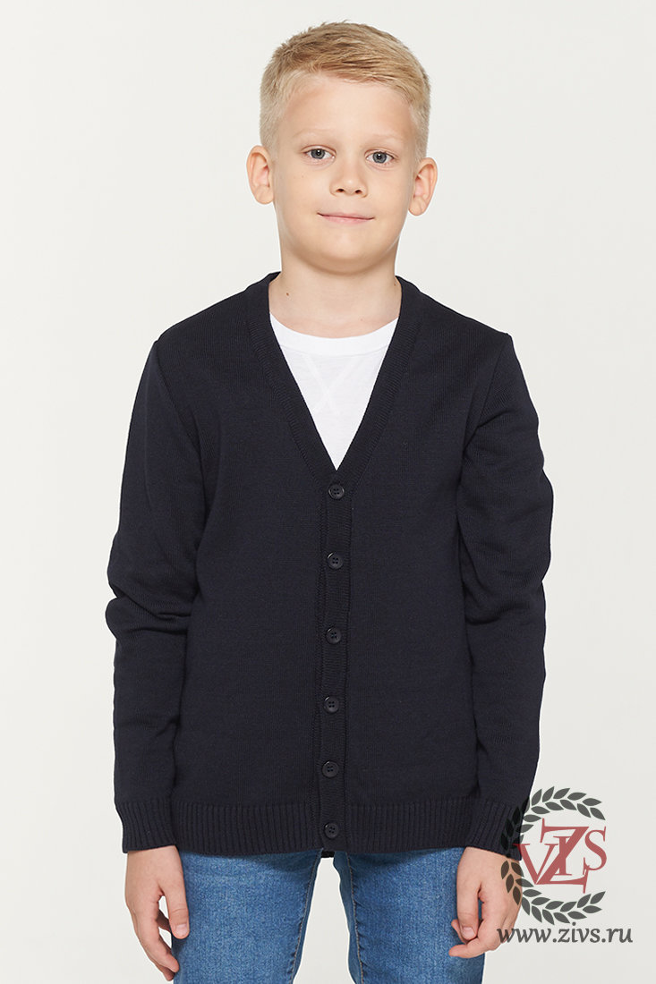Жакет детский 193-7121 (1340 м.синий, 32 128)