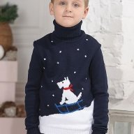Детский свитер &quot;Сноудог&quot;  - Детский свитер "Сноудог" 